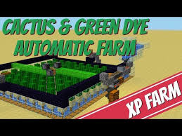 Cactus green is also used to create lime dye and cyan dye by combining it with bone meal or lapis lazuli in any crafting interface. How To Make An Automatic Cactus Farm In Minecraft 2018 With Xp Farm With Avomance Ø¯ÛŒØ¯Ø¦Ùˆ Dideo