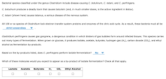 Fortunately, a variety of clostridium perfringens treatments and methods of prevention are available, including establishing a vaccination program and feeding probiotics and enzymes. Bacterial Species Classified Under The Genus Chegg Com