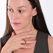 Collar de granate de oro macizo de 14 quilates, collar de cruz roja,  colgante de cruz de granate, colgante de cruz de piedras preciosas, regalo  de cumpleaños