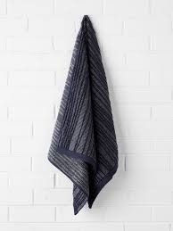 Accent your bathroom in elegant comfort with bath towels and guest towels from frontgate. Indigo Contour Bath Towel Aura Home