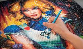 Most diamond art kits don't include a frame, but you can generally find a nice enough selection at your local craft store. How To Frame A Diamond Painting Diamond Art Club