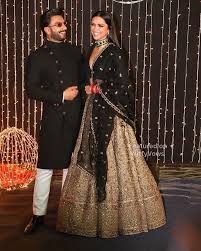 Priyanka Chopra And Nick Jonas Wedding Reception Ranveer Singh Deepika Padukone Deepika In Sabyas Indian Reception Outfit Indian Bridal Sabyasachi Bridal
