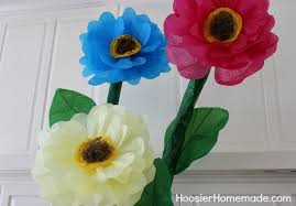 Giant tissue paper flowers diy. How To Make Giant Tissue Paper Flowers Hoosier Homemade