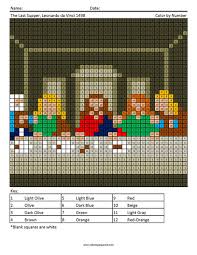 The apostles pages also have a number of pages showing jesus as an adult. The Last Supper Coloring Page Coloring Squared