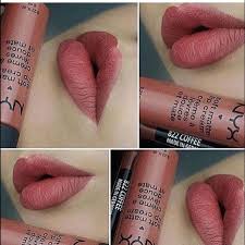 Soft matte lip cream is surprisingly durable and, unlike some matte lipstick formulas, also moisturizing. Nyx Professional Makeup Suede Matte Lipstick Cannes Matte