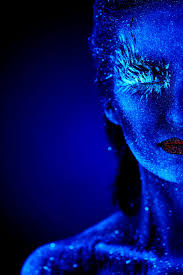 Uv Portrait Body Painting Uv Photography Winter Portraits