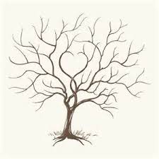 Simple Tree Drawings Bing Images Thumbprint Tree Fingerprint Tree Family Tree Tattoo