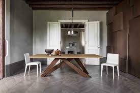 Rectangular Table Big Table By Bonaldo Design Alain Gilles Big Dining Table Wooden Dining Tables Dining Table Design