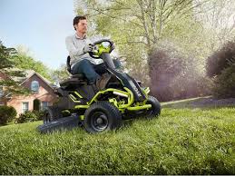 Limited time sale easy return. Ryobi Battery Powered Riding On Mower Mulching Cutting Systems Best Deal On Agrieuro