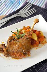 Cosce D Anatra In Umido Ricette Idee Alimentari Ricette Con Pollo