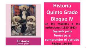 ¿tu respuesta inicial cambió a partir de lo que. Primaria Quinto Grado Historia Bloque 4 Parte 2 Paginas 116 147 Youtube