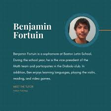 Meet our tutor, Benjamin Fortuin! Click...