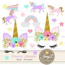 Unicorn Faces Digital Papers And Clipart Set Pastel Unicorn Etsy Digital Paper Paper Clipart Unicorn Face