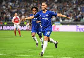 Arsenal goalkeeper petr cech is retiring this summer and he is in line to face former club chelsea who is favourite to win the europa league? Chelsea 4 1 Arsenal Report Eden Hazard Double Fires Blues To Europa League Glory Mirror Online