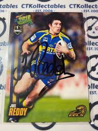Signed Joel Reddy 2010 NRL Champions #122 Eels card