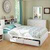 Store your linens, shoes and other bedroom items in six 18 deep drawers (three per side) and take the pressure off your dresser. 1