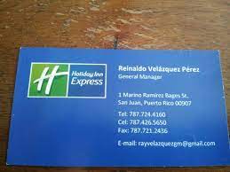 If you're looking to transfer your debt from another card, compare balance transfer cards. Gm S Business Card On Back Is Where He Wrote The Comp Night And Signed Picture Of Holiday Inn Express San Juan Condado Puerto Rico Tripadvisor