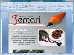 Bikin Cover Majalah Dengan Word 2007 Officetutes Com