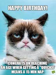 Sarcastic Birthday Wishes Funny Messages For Those Closest To You Funny Grumpy Cat Memes Grumpy Cat Humor Grump Cat