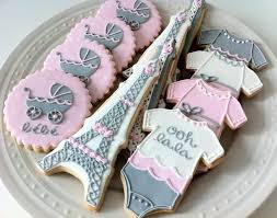 Decorado Frances Tematica Bebe Ducha Cookies Por Peapodscookies Paris Baby Shower French Baby Shower Baby Girl Shower Themes