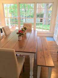 Using new and reclaimed locally sourced lumber, we create farmhouse tables that are filled with character and built to last generations. Farmhouse Style Table Dining Room Table Farm Table Rustic Etsy Farmhouse Style Dining Table Farmhouse Dining Farmhouse Dining Room
