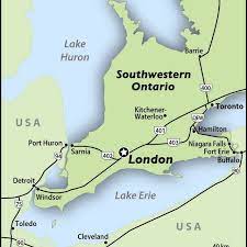 The print versions of these maps were digitized by the map and data centre in western libraries at. Map Showing Location Of London Ontario Download Scientific Diagram