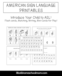 Free American Sign Language Study Pack Asl Printable