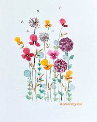 I felt the instructions about how to make the basic watercolor strokes were especially very helpful. 30 Watercolor Flower Painting Ideas For Beginners Beautiful Dawn Designs