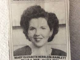Mary Elizabeth Herrlein Hamlett (1918-2007)