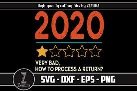 2020 Would Not Recommend 1 Star Graphic By Zemira Creative Fabrica