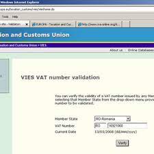 How to incorporate a form on our website to validate the vies? Vies Vat Number Validation Download Scientific Diagram