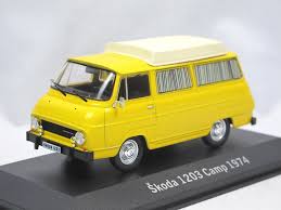 They were manufactured from 1968 to 1997 in vrchlabí and trnava by azv škoda and taz. Foxtoys 1974 Skoda 1203 Wohnmobil Camper Gelb Modellauto 1 43