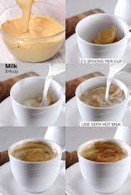 Cappuccino Without Machine Pheti Hui Coffee My Tasty Curry