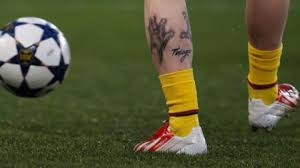 Messi's first tattoo was a portrait of his mother on his back and was done as a tribute to one of the most important featuring a football, messi's shirt number 10 the tattoo is quite the eye catcher. Sportmob Lionel Messi S Tattoo Meanings