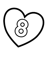 The original format for whitepages was a p. File Valentines Day Hearts Number 8 At Coloring Pages For Kids Boys Dotcom Svg Wikimedia Commons