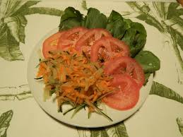 Salada De Tomate Pepino Cenoura E Rucula 19 Calorias 1 Sal Alho