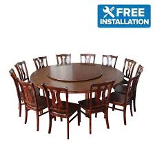 View all tables view the corinna collection. Best Deals For Sunrise Furniture 12 Seater Wooden Round Dining Table With Revolving Top Dark Walnut In Nepal Pricemandu