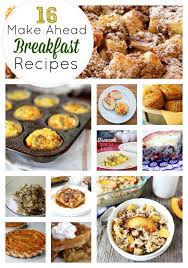 Make Ahead Breakfasts Breakfast Recipes Recipes Make Ahead Breakfast