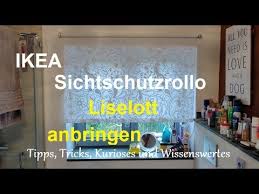 Schauen sie gerne auch noch meine. Ikea Sichtschutzrollo Montieren Liselott Anbringen Jalousie Befestigen Montage Anleitung Tutorial Youtube