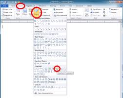 Creating A Simple Flowchart In Microsoft Word 2010