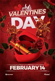 Valentine's day is not only a celebration dedicated to lovers any more!it is also a friendship and family holiday. Download The Anti Valentines Day Free Flyer Template Awesomeflyer