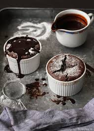Chocolate Souffle Recipe With Chocolate Coffee Sauce Recipe Souffle Recipes Chocolate Souffle Warm Desserts