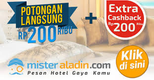 Kode Promo Ketupat200 Diskon Hotel Voucher Mister Aladin