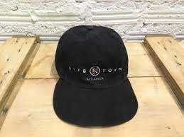 Vintage Nike Cap Nike Tn Logo Nike Town Atlanta Spell Out Embroidered Adjustable Cap Strapback Black Good Condition Vintage Nike Nike Cap Adjustable Cap