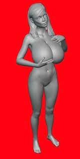 girl big boobs 04 3D model 3D printable | CGTrader