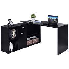The product will come in two packages! Costway Rotating L Shape Computer Desk Walmart Com Walmart Com