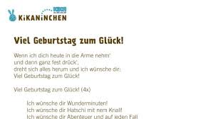 Accessoires et alimentation pour animaux, blog animaux Liedtext Viel Geburtstag Zum Gluck Kika