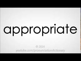 How to say preference, learn how do you pronounce preference in english with native pronunciation? How To Pronounce Appropriate Youtube