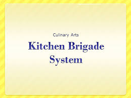 kitchen brigade system ppt video online download