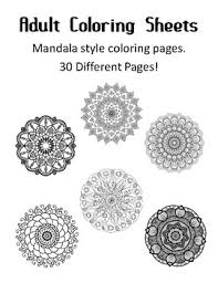 Detailed free printable coloring pages for adults advanced. Adult Coloring Sheets Worksheets Teaching Resources Tpt